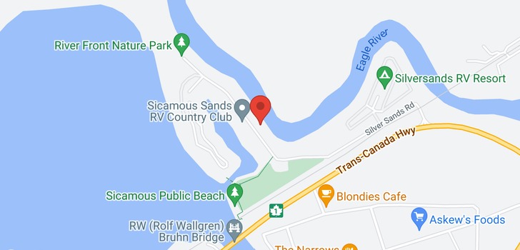 map of 1429 Silver Sands Road